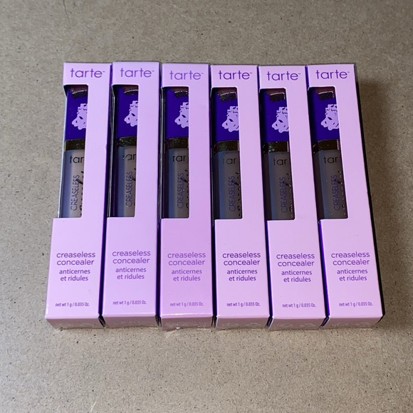 Tarte Creaseless Concealer Lot of 6 Mixed Shades Mini Travel Size 52S 55H 60N - Picture 1 of 5
